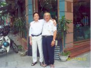 Võ sư Nguyễn Ngọc Nội và Võ sư Lê Kim Thành trong một lần gặp gỡ tại Hà Nội (17/05/2010)
